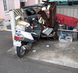 東京都渋谷区 自転車置き場の不用品回収